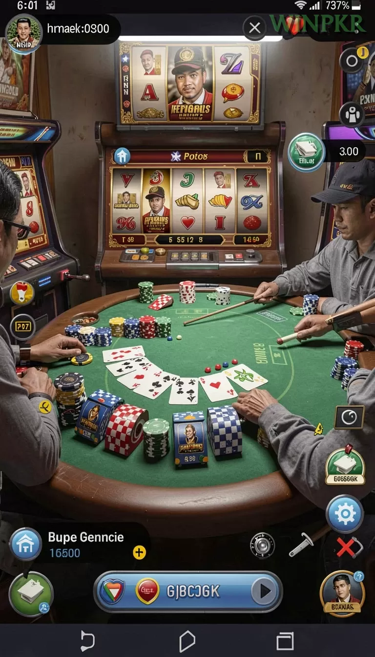 Cuplikan layar KINGSLOT — pengaturan akun
