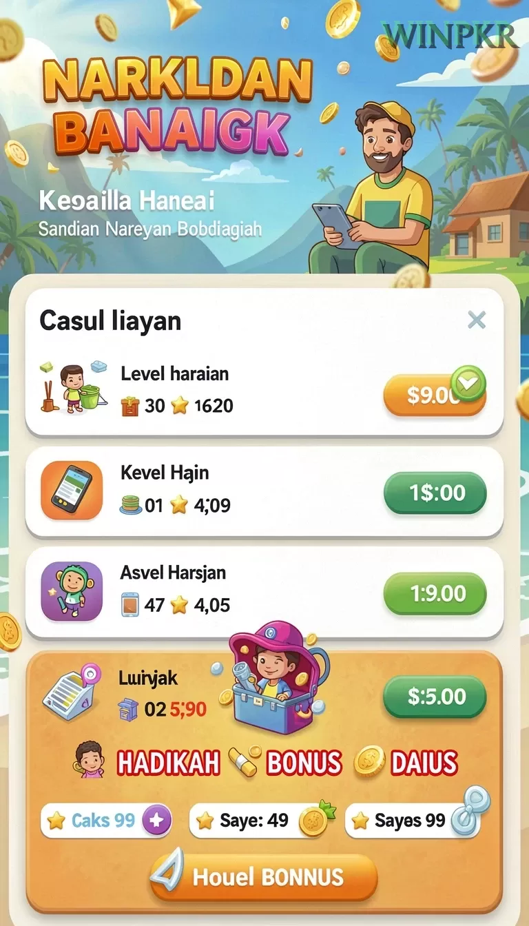 Cuplikan layar PRAGMATIC218 — menu navigasi