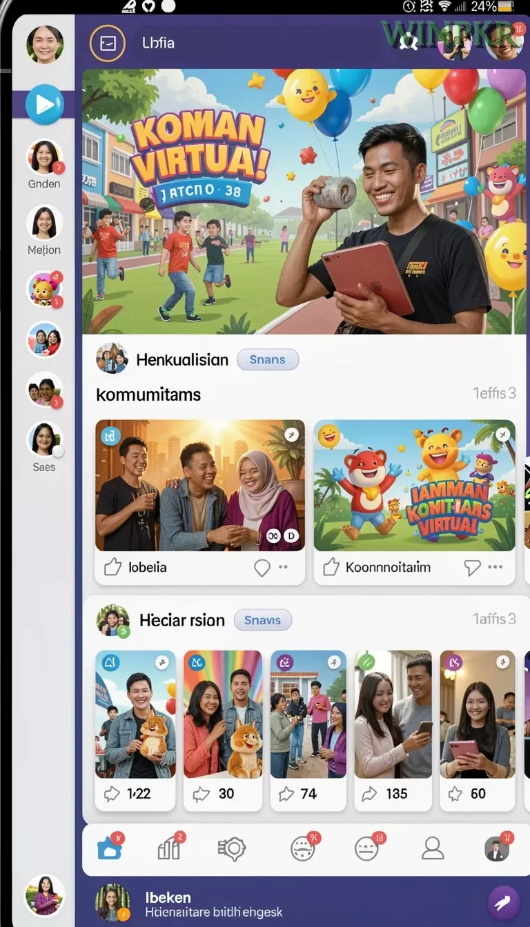 Cuplikan layar MC777 — aktivitas